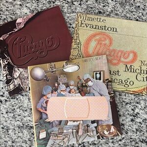 Chicago & Three Dog Night Vinyl Album Bundle